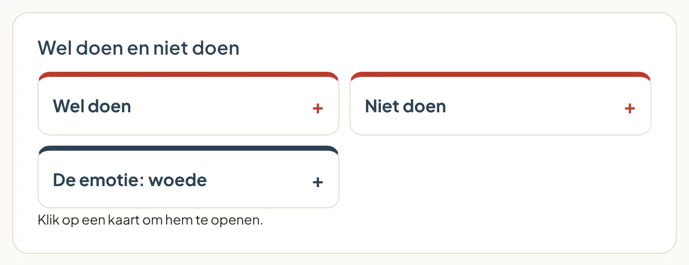 Scherm uit de training: Wel doen en niet doen
