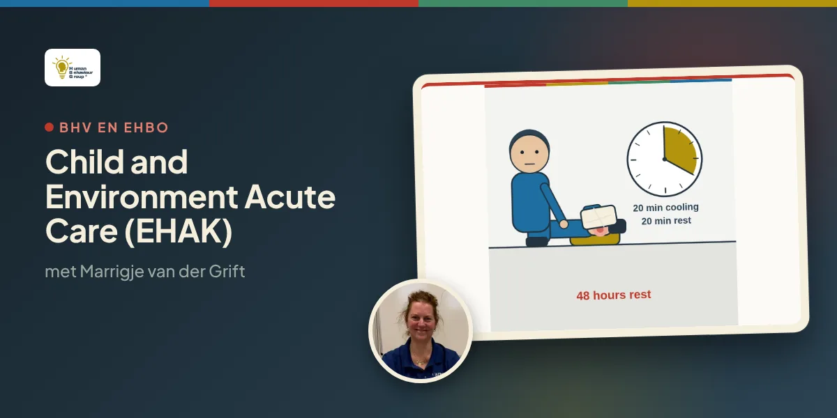 Kaartbeeld Child and Environment Acute Care (EHAK): een onderdeel uit de training met Marrigje van der Grift